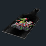 Christmas Family Matching Santa Truck Dinosaur  Cutting Board<br><div class="desc">Christmas Family Matching Santa Truck Dinosaur Boys</div>