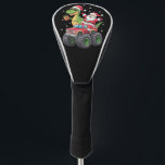 Christmas Family Matching Santa Truck Dinosaur  Golf Head Cover<br><div class="desc">Christmas Family Matching Santa Truck Dinosaur Boys</div>