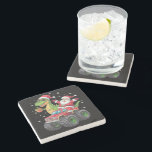 Christmas Family Matching Santa Truck Dinosaur Stone Coaster<br><div class="desc">Christmas Family Matching Santa Truck Dinosaur Boys</div>