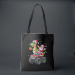 Christmas Family Matching Santa Truck Dinosaur Tote Bag<br><div class="desc">Christmas Family Matching Santa Truck Dinosaur Boys</div>