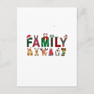 Christmas Family Matching Shirts   holiday family  Postcard