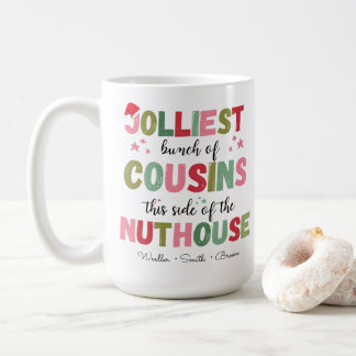 Christmas Family Name Cousin Reunion Matching Coffee Mug