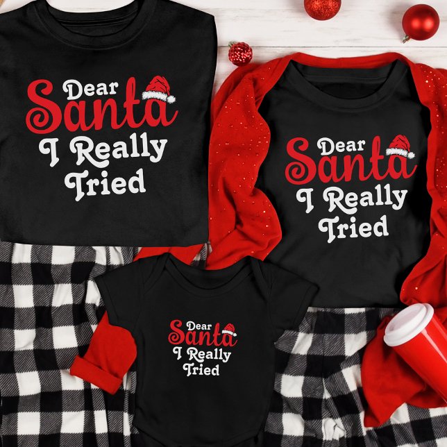 Christmas Family Personalized Funny Dear Santa T-Shirt (Creator Uploaded)