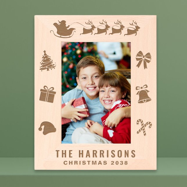 Christmas Family Photo Etched Frames (Creator Uploaded)