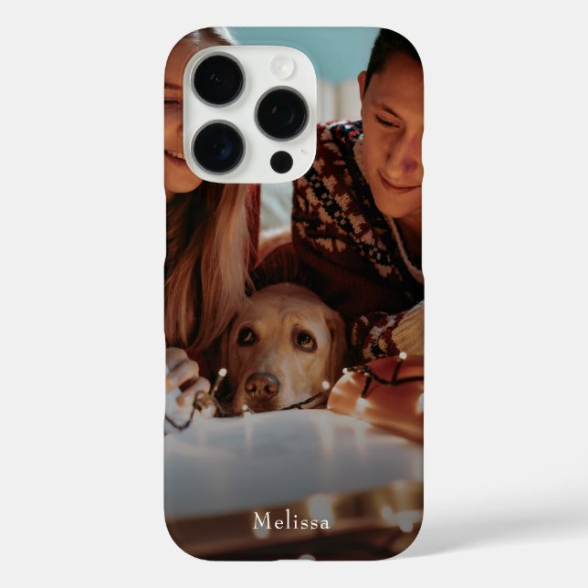 Christmas Family Photo Personalized Case-Mate iPhone Case (Back)