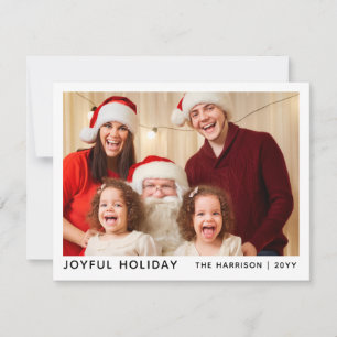 Christmas Family Portrait for Holiday Memories Card