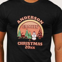 Christmas family retro vintage editable text