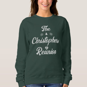 Christmas Family Reunion Fun Personalized Matching Sweatshirt