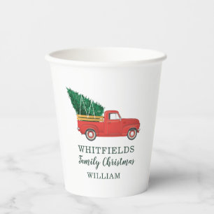Christmas Family Reunion Grandson Custom Holiday Paper Cups