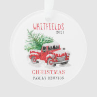 Christmas Family Reunion Keepsake Custom