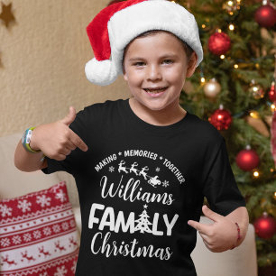 Christmas Family Reunion with Name T-Shirt