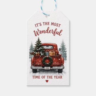 Christmas fancy gift tag