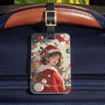 Christmas Fantasy : Holiday Romance  Luggage Tag 1