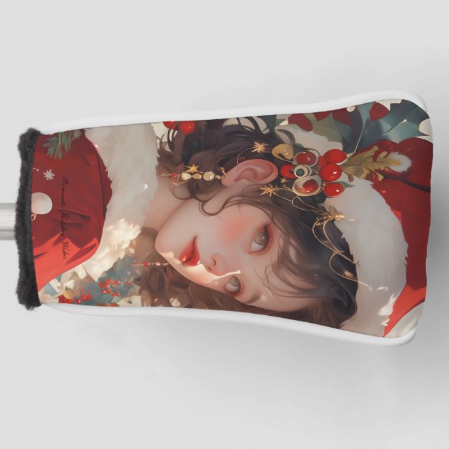 Christmas Fantasy : Romantic Holiday Putter Cover (Front)