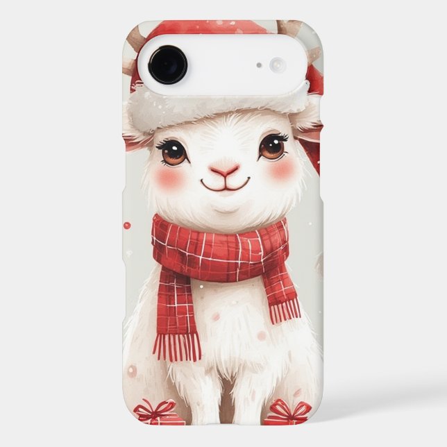 Christmas Farm Animal Cute Goat  (Verso)