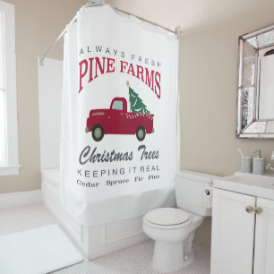 CHRISTMAS FARMHOUSE RED TRUCK