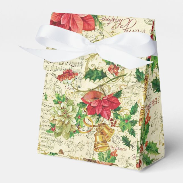Christmas Favor Box (Front Side)