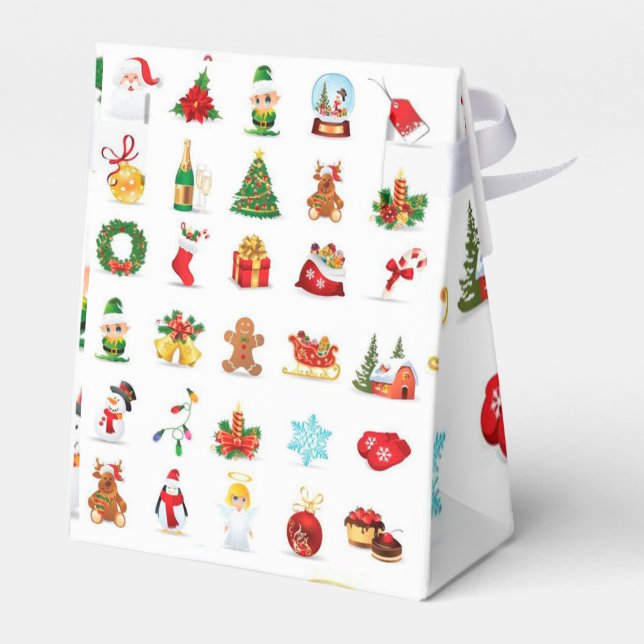 Christmas Favor Box (Back Side)