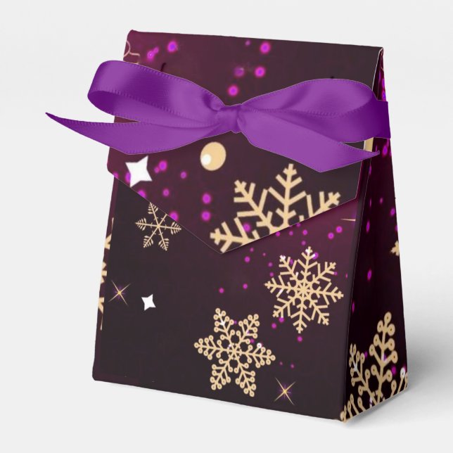 Christmas Favor Box (Front Side)