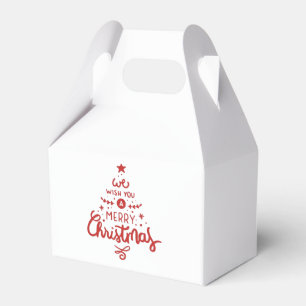 Christmas favor box