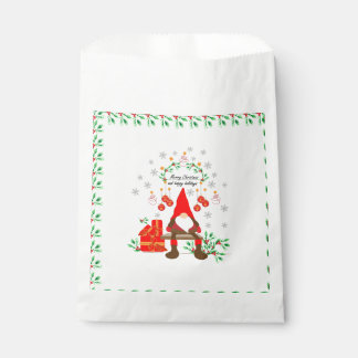Christmas favour bags