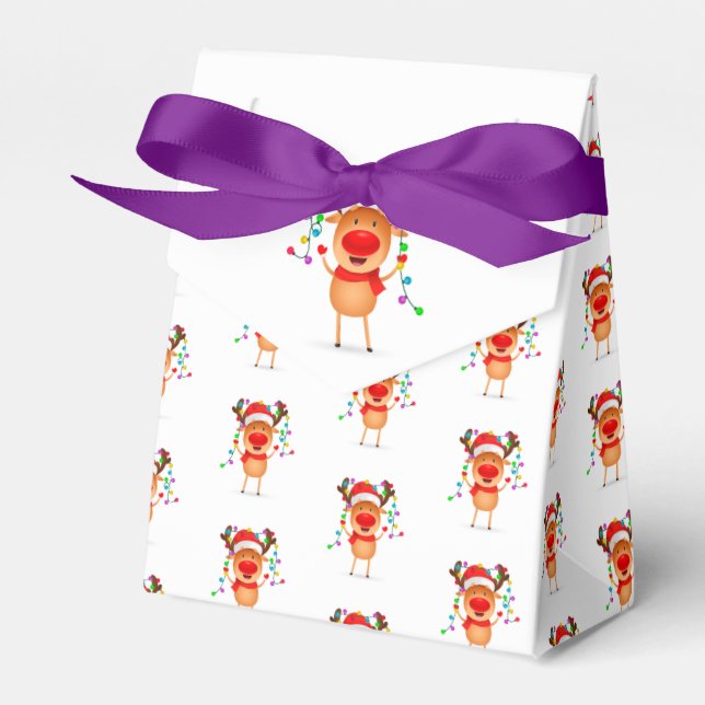 Christmas Favour Box (Front Side)