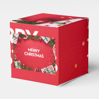 CHRISTMAS favour box