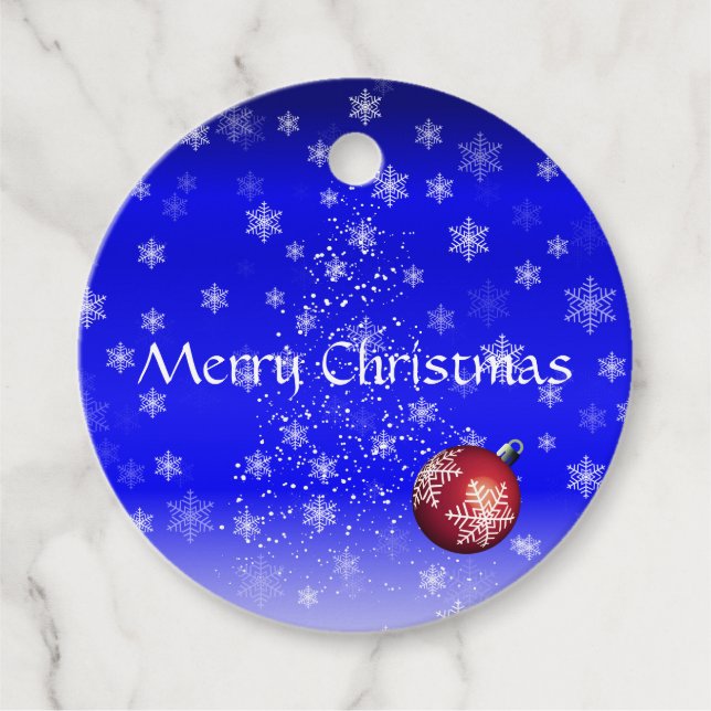 Christmas Favour Tags (Front)