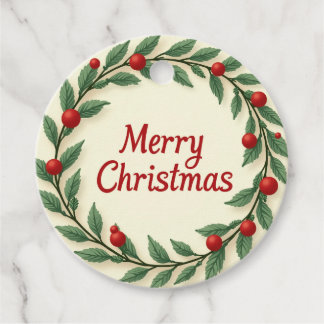 christmas favour tags