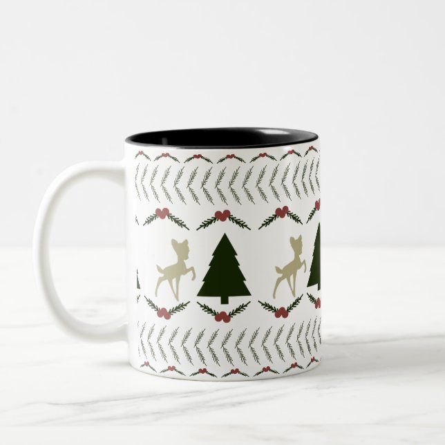 Christmas Fawn Mug  (Left)