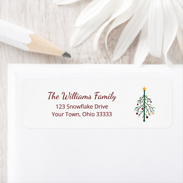 Christmas Festive Arbre À feuillage persistant Adr (En situation)