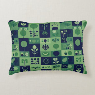Christmas festive pattern accent pillow