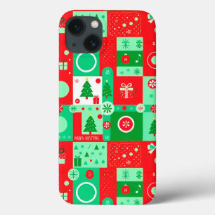 Christmas festive pattern iPhone 13 case