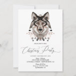 Christmas Festive  Winter animal Invitation<br><div class="desc">Christmas Festive Winter minimalism</div>