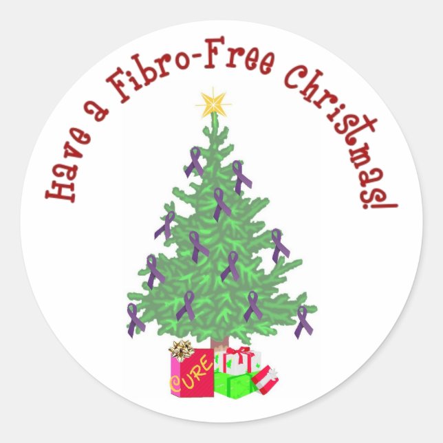 Christmas Fibro-Tree Stickers (Front)
