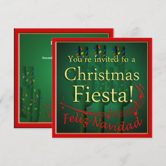 Christmas Fiesta Party Invitation