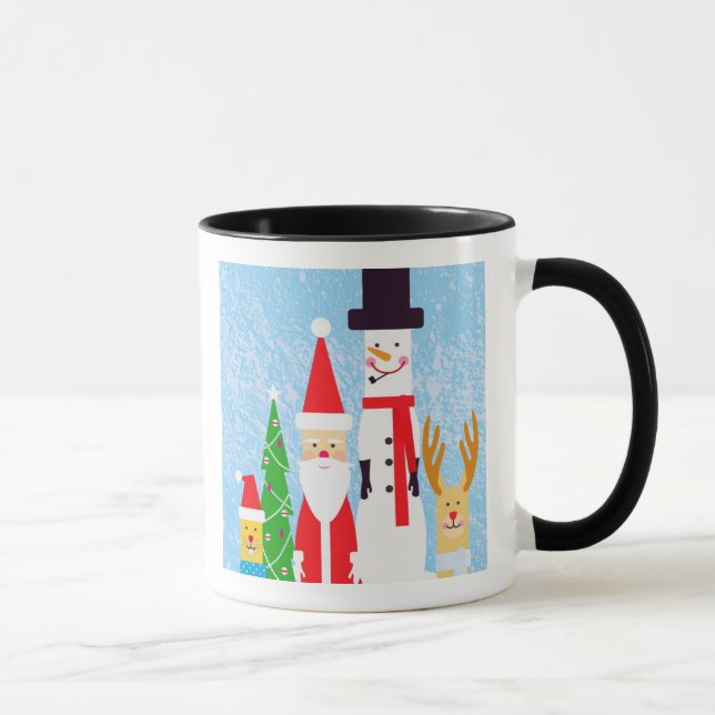 Christmas Figures Mug (Right)