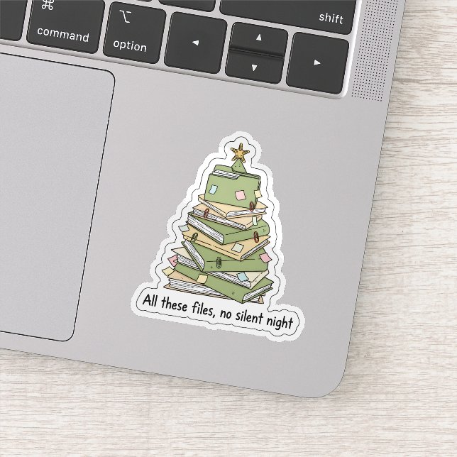 Christmas Files Tree Sticker (Détail)