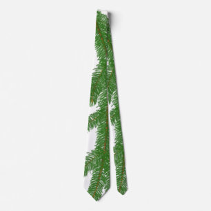 Christmas Fir Tree Branches Tie