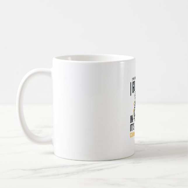 Christmas Fishing Stream Quote Design Coffee Mug (Left)