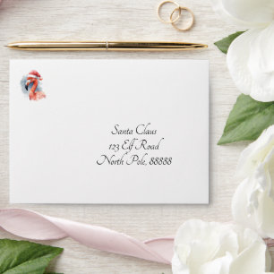 Christmas Flamingo Envelope