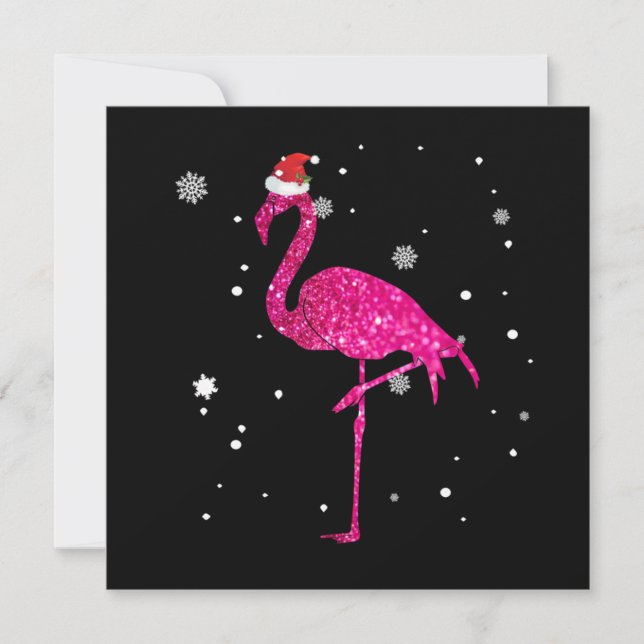Christmas Flamingo Essential Card (Front)