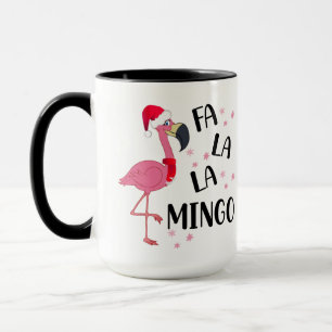 Christmas Flamingo Mug