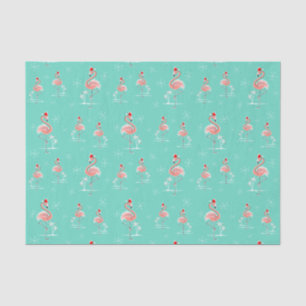 Christmas Flamingo Multi tissue paper