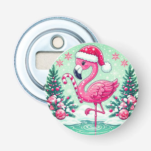 Christmas Flamingo Sublimation Clipart-10424 Bottle Opener