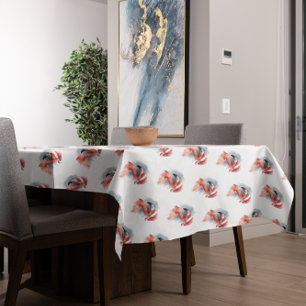 Christmas Flamingo Tablecloth