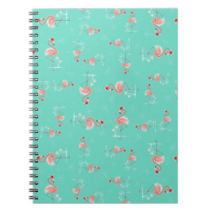 Christmas Flamingo Twist notebook