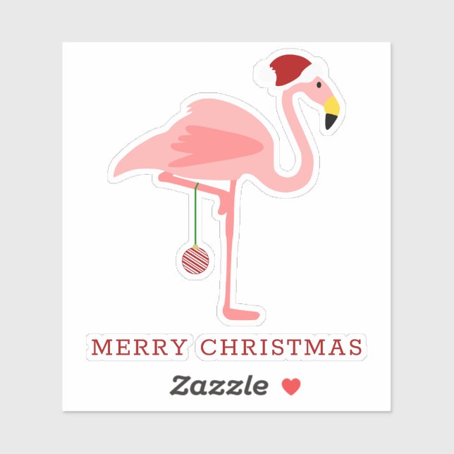 Christmas Flamingos Illustration (Sheet)