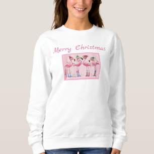 Christmas flamingos T-Shirt Sweatshirt