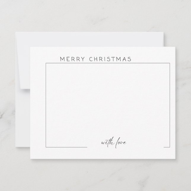 Christmas Flat Card (Front)